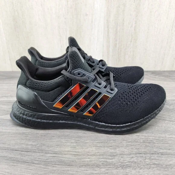 Adidas UltraBoost Mirror Pack Size Mens Black Gold Athletic